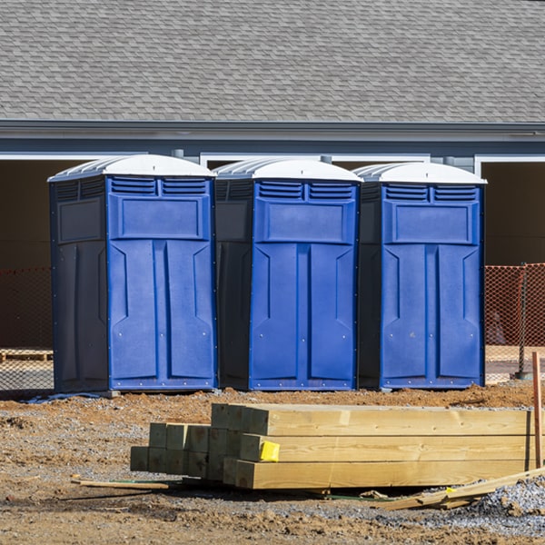 do you offer hand sanitizer dispensers inside the portable toilets in New Paris